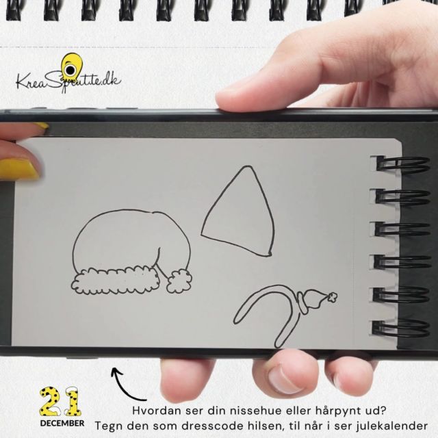 Glædelig 21. december 😀
#december #hygge #tegnmed  #julekalender2023  #kreativmedbørn  #kreativeideen #kreativ #kreabørn #diymedbørn #børneliv #kreahygge #malselv #tegnekursus #onlinetegneskole #fantasi #kreasprutte